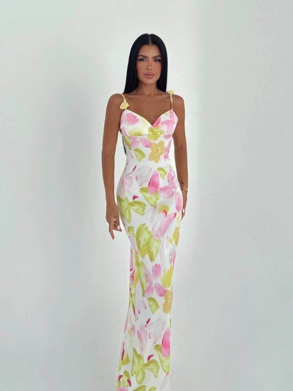 Elegant Slip Dress White